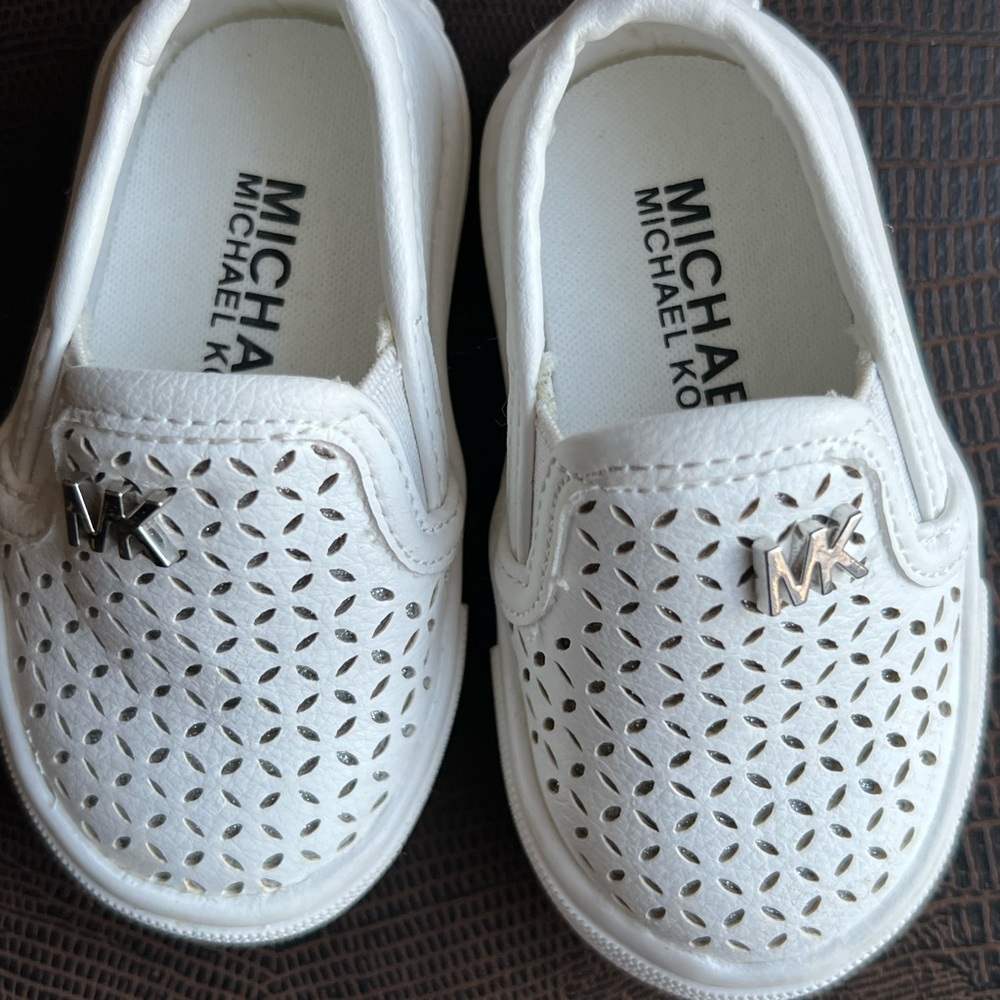 Michael Kors Kids White Shoes